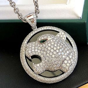 Personlighet Pendant Silver VVS Iced Out Moissanite Cad Render Fee of Hip Hop smycken halsband för män