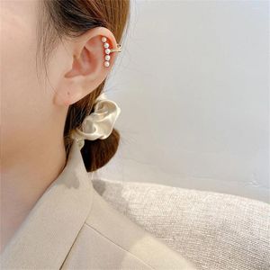 Backs Earrings Pearl Exquisite Simple Ear Bone Clip No Pierced For Women Elegant Fashion Party Daily Accessories Single