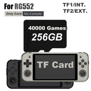 Lettori di schede TF per 256G 40000 giochi Anbernic RG552 Console di gioco portatile RG552 Lettore di videogiochi Touch Screen da 5,36 pollici IPS Scheda SD da 64G