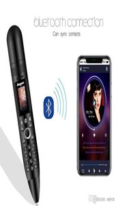 2022 telefono cellulare penna mini cellulare 096quot piccolo schermo GSM doppia SIM fotocamera torcia Bluetooth Dialer telefoni cellulari con Recor8728728