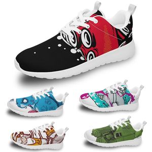 Casual skor män kvinnor casual sko svart vit populär andas Silver choklad dLive promenad låg mjuk multi läder män sneakers gratis frakt