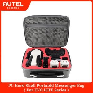 Limpadores Autel Robotics Evo Lite Series PC Hard Shell Portabld Messenger Bag Impermeável Shell Handle Black Bateria Drone Case para Lite
