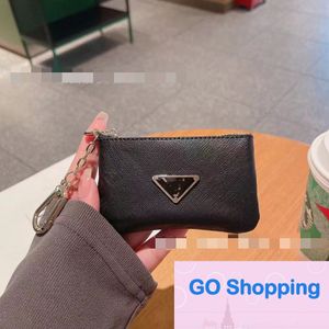 Top Fashion Brand Coin Purse Card Holder Cards Clamp Sets with Metal Hook Cross Pattern Leather High Sense