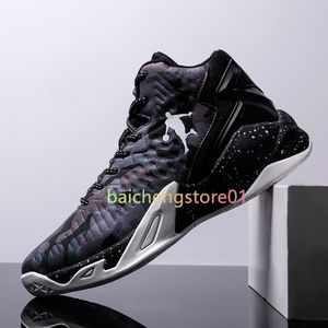 Scarpe da basket professionali da uomo con cuscino d'aria, leggere, antiscivolo, traspiranti, per sport all'aria aperta, sneakers b43