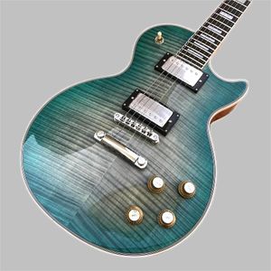 Custom Shop, Custom electric guitars, Branded Hardware, Flame Maple 22Frets Guitar free shipping 369