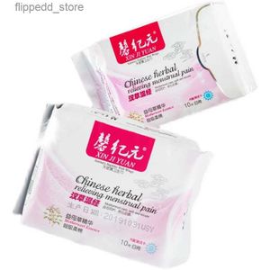 Higiena żeńska darmowa wysyłka chińskie ziół Motherwort ręczniki sanitarne Ultra cienkie kobiece podkładki menstruacyjne ze skrzydłami dla kobiet 10 paczek Q240222