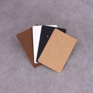 Necklaces Thick Paper Necklace Cards 200pcs/lot 6x9cm Earrings Card Jewelry Ear Studs Necklace Display Packaging Cards Price Tags