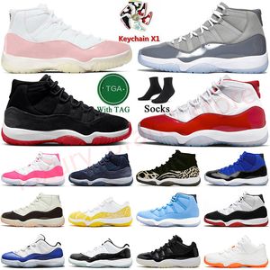 Air Jordan Retro 11 11s Off White حذاء كرة السلة Jumpman من Cherry Pantone Animal Instinct Space Jam 25 الذكرى السنوية لـ Georgetown حذاء رياضي رجالي للسيدات مقاس 36-47