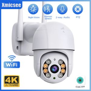 Kontrol PTZ WiFi IP Kamera Açık Dijital Zoom AI İnsan Algılama Kablosuz Kamera H.265 P2P Ses 3MP Güvenlik CCTV IP66 Vigilancia Kamera