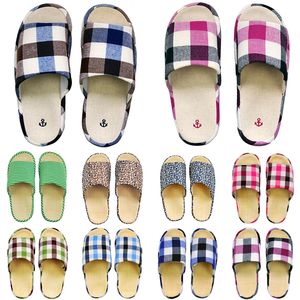 Slippers Sandals Leather Slide Slide Clipper Cheels chunky heels flip flop flop for women striped beach spin