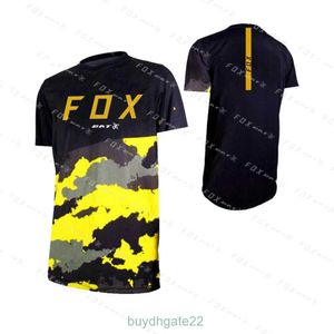 Men's T-shirts Cycling Jersey Motocross Quick Drying Mens Short Sleeves Downslope Clothing Bat Fox Mtb t Shirt Downhill 9I31