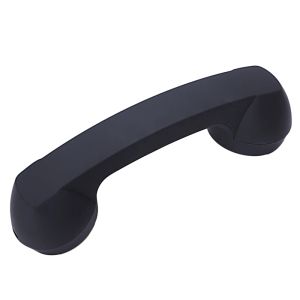 Högtalare Bluetooth MIC Hörlurar svart retro telefonhandenhet MIC THEALER Telefonsamtal mottagare Black