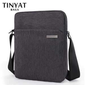 TINYAT Borse a tracolla da uomo Borse in tela per uomo 9 7'pad Borsa a tracolla da scuola impermeabile casual Borsa a tracolla da uomo d'affari B200n