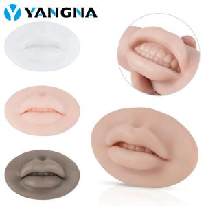 accesories YANGNA 5D Silicone Lip Practice Skin Microblading Tattoo Fake Lip Skin Beginners Artists Facial Training Permanent Makeup Supply