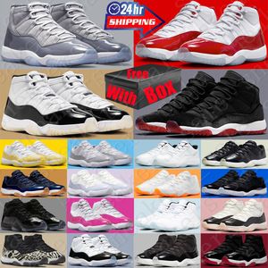 With Box jumpman Cherry 11 11s basketball shoes for men women Bred Velvet Space Jam Gratitude Cool Grey mens womens trainers sneakers