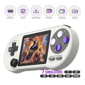 Spieler SF2000 Retro-Handspielkonsole 6000 Spiele Kinder IPS Mini tragbare Spielkonsole Spieler Unterstützung AV-Ausgang für SNES GBA Sega