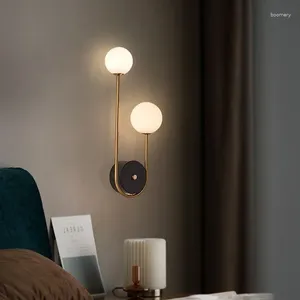 Lampa ścienna długie kinkiety Nordic Luster LED LED GŁOWE ZESTAWY JADLA ZESTAWI