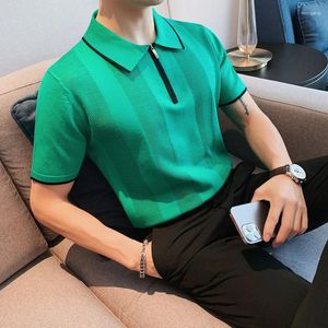 Męskie polo Summer Slim Slim Short Sleeve Polo Shirt Anglia Speishure Wszechstronna koszulka/ mężczyźni M-3xl