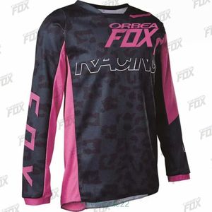 Men's T-shirts Orbea Fox Team Downhill Jerseys Long Sleeves Mtb Bike Shirts Offroad Dh Motorcycle Jersey Motocross Sportwear Clothing AHFZ