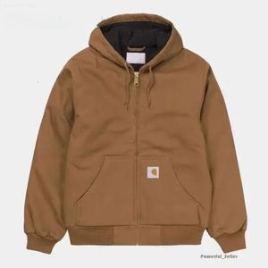 Carhart Designer Мужская толстовка с капюшоном Женская половина Plckket Толстовки на молнии Куртки Утепленная спортивная одежда Толстовки Свободная классическая куртка Carhartts 9658