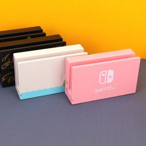 Подставки для консоли Nintendo Switch, док-станция для ТВ, пластиковая крышка, сменный корпус, чехол