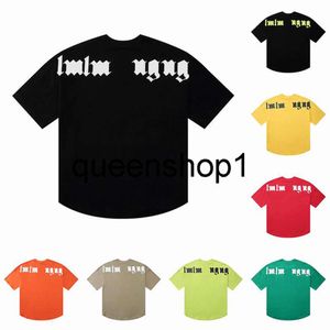 Tees tshirt sommar mode mens kvinnor designers t skjortor lång ärm toppar lyxiga brev bomull tshirts kläder polos palm an -geis kort ärm högkvalitativ kläd