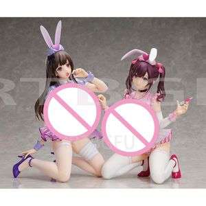 Anime mangá 26-32cm aika kango ywiina nacu ligação coelho nativo 1/4 anime pvc figura de ação brinquedo jogo colecionável modelo boneca