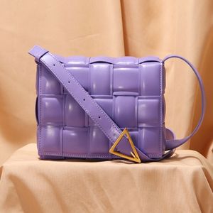 الأزياء وحقيبة صغيرة مربعة صغيرة مربعة جديدة تصميم جيد مائل صليب حقيبة بو ناعم المنسوجة bagpack288n