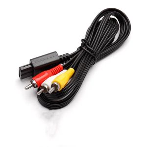 Kablar 20 datorer för NS64 Audio TV Video Cord AV -kabel till RCA för Super för Nintendo för Gamecube för N64 för SNES