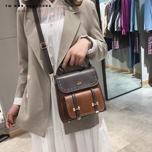 Women Shoulder Bag High Quality PU Leather Female Bee Simple Preppy Style Crossbody Purse Girls Vintage Purse Women Handbag296o