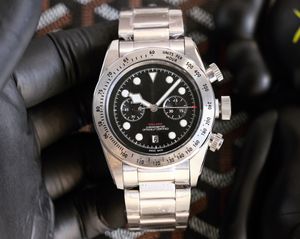 42 mm mężczyzn zegarek marka mody projektant zegarek powlekany szklany szklany pasek stalowy klasyczny projekt Wysokiej jakości w pełni automatyczny ruch mechaniczny