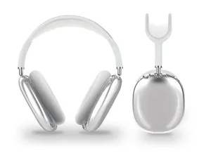 Per Airpods Max Cuscini per cuffie Accessori Custodia da viaggio per cuffie in plastica protettiva impermeabile personalizzata in silicone solido