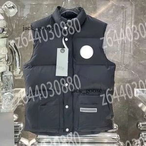 Piumino da donna Parka Gilet da uomo Gilet firmato Giacca da gilet d'oca canadese Piuma Materiale Cappotto allentato Grigio grafite Gilet nero 700