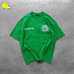 Homens camisetas Primavera de verão solto verde cinza branco preto cole buxton camiseta homens mulheres de alta qualidade clássico slogan impressão top tee com tag 974