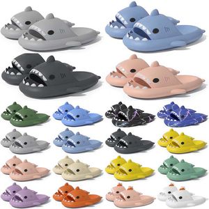 Free Shipping Designer shark slides sandal slipper sliders for men women sandals slide pantoufle mules men women slippers trainers flip flops sandles color80