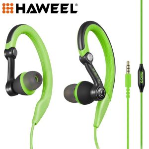 Kulaklıklar Haweel Mucro MB232 INEAR Sport Earbuds Earhook Kablolu Stereo Kulaklıklar Jogging Gym için