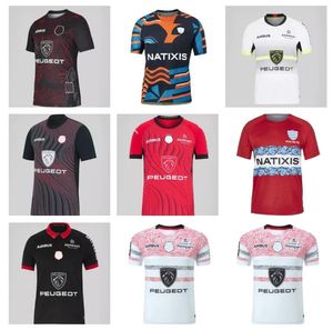 2024 2025 Biarritz Racing 92 Rugby Jerseys 23 24 25 Stade Francais Paris Union Toulouser Bordeaux Begles Home Away Ferpignan Ernest Wallon Warm Up Size S-5XL 셔츠