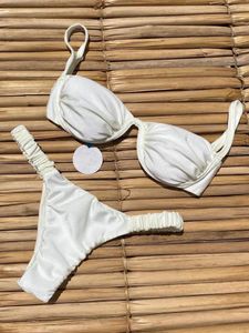 Bayan mayo push bikinis 2024 seksi kadın mayo kadın katı tanga bikini bikini set mayo yüzme takım elbise plaj kıyafeti