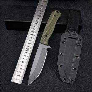 Grön G10 -handtag BM 539 Fixad Blade Knife Outdoor Hunting Survival Combat Knives EDC Tool