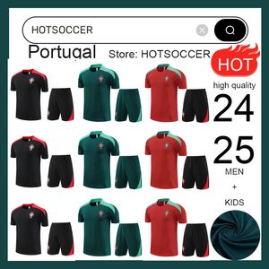 2024 2025 Portoghese Soccer Tracksuit Portuguesa Football Training Men and Kids 24 25 Portogieser Trackuits Suit Jogging Kit Sopravvissuto Survitment Chandal