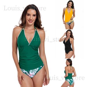 Swimwear femminile 2024 Nuovo donna grande split da bagno split a germoglio bikini avvolto T240222