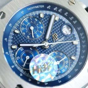 Titta på APS Luxury Men Citored Watch Designer Diamond AP Chronograph Watches Menwatch Mepo Superclone Swiss Auto Mechanical Movement Uhr All6Pins Uxxrfxude