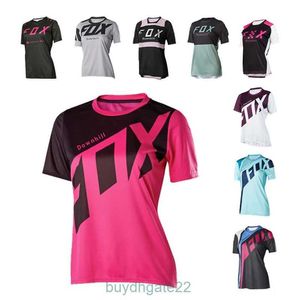 Men's T-shirts Womens Jersey Motocross Mtb Bat Fox Downhill Jeresy Mountain Bike T-shirt Camisetas Moto Bicycle OZTA