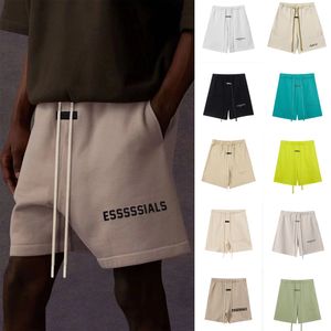 Ny designer dimma essentialsweatshirts Bomullskransen Sweatsuit Man Jumpers rutiga Terry Casual Shorts mode essentialsHorts Pants for Men