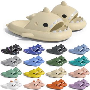Free Shipping Designer shark slides sandal slipper sliders for men women sandals slide pantoufle mules men women slippers trainers flip flops sandles color13