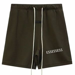 EssentialSshortsメンズスウェットパンツファッションブランドメンズショーツリフレクティブストリートウェアヒップホップコットンショーツスポーツジェットブラック衣装ショーツデザイナースウェットパンツ