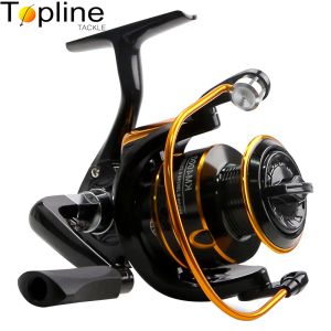 Reels 10007000 Series Saltwater Fishing Reels 5.2:1 Durable Gear Smoother Winding Spinning Fishing Wheel Metal Line Cup Tackle