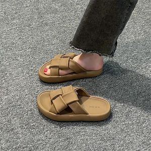 Sandalen Größe 39 Öffnung Zehen Markenschuhe für Frauen Strand Hausschuhe Mädchen Turnschuhe Sport Saison Designer Mobile