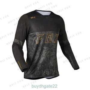 Men's T-shirts Hpit Fox Mtb Cycling Mens Long Sleeve Jersey Clothing Outfit Enduro Pro Man Moto Cross Bicycle Motocross QT58