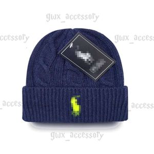 Polo Hat Nowy luksusowy projektant Polo Beanie Unisex Autumn Winter Vailies Dziurka Kapelusz Kobiet Kobiety Klasyczne sportowe czaszki czaszki Ralphs 551